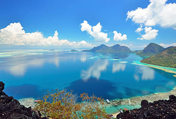istock Scenic view from above taken from Bohey Dulang 519546966