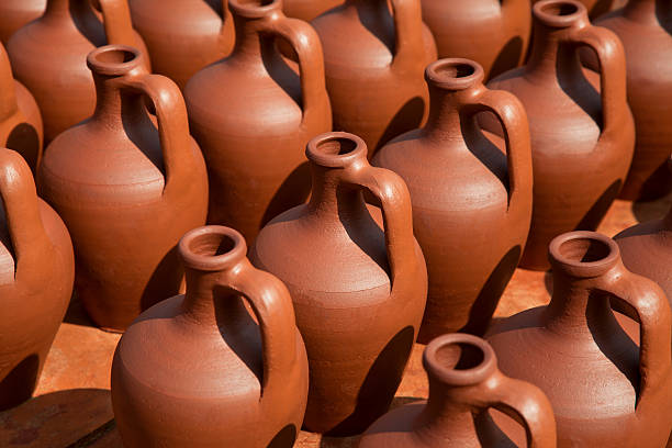 istock Semi Focused Group of Terracotta Pots 519549362