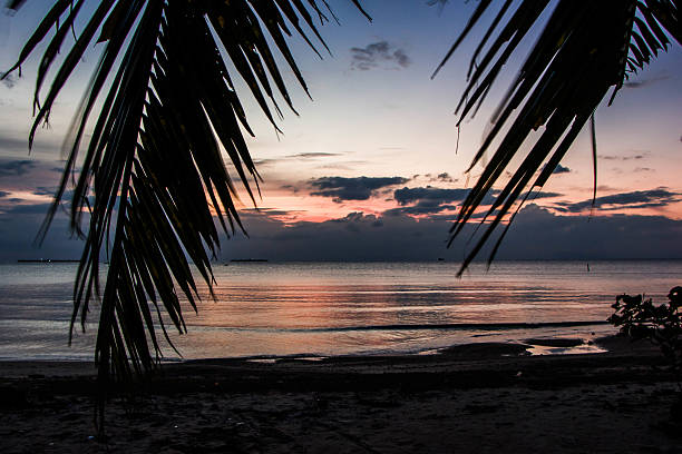 istock Beautiful sunset on the beach 519549494