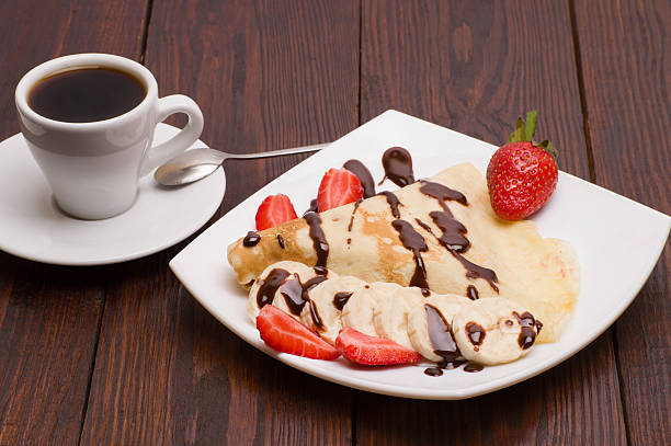 istock Crepes with Banana and strawberries 519549532