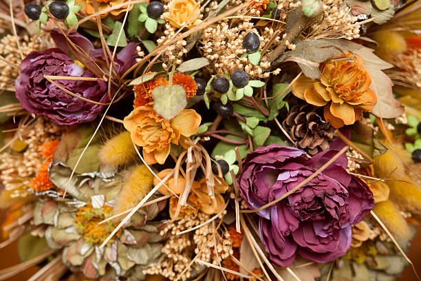 istock Cloth flowers bouquet. 519552692