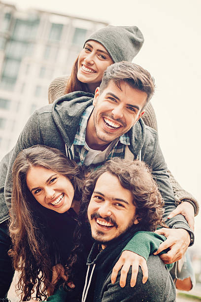 istock Friends having fun outdoors 519553752