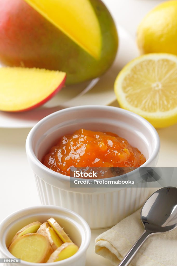 Jalea De Mango Foto de stock y más banco de imágenes de Alimento -  Alimento, Amarillo - Color, Comida gourmet - iStock