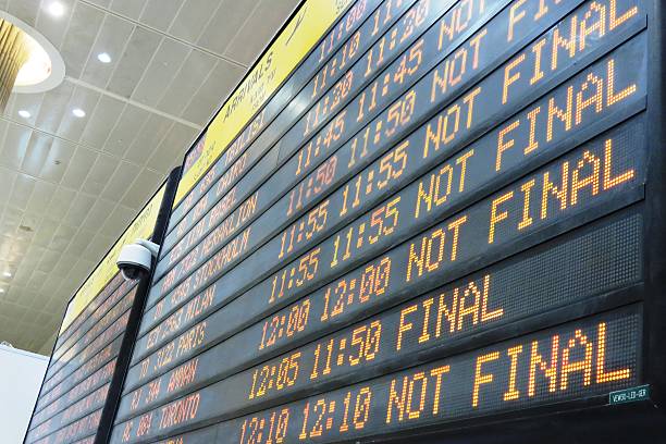 istock International Airport Departures Board 519556335