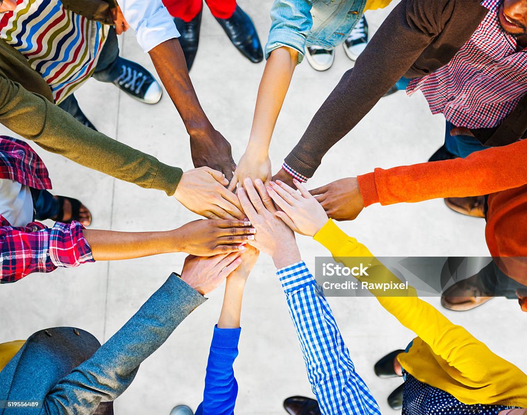 Group of Diverse Multiethnic People Teamwork Multiracial Group Stock Photo