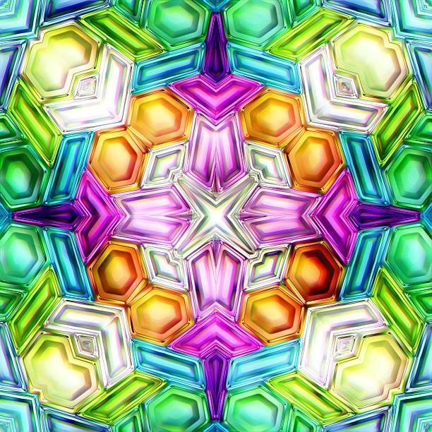 istock Seamless texture  abstract shiny colorful background 3D illustration 519556652