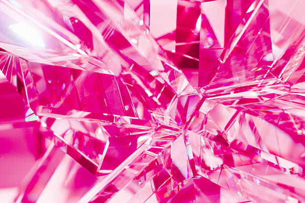 istock purple background of crystal refractions 519556882