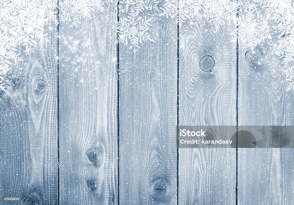 Blue wood texture with snow Blue wood texture with snow christmas background Blue Stock Photo