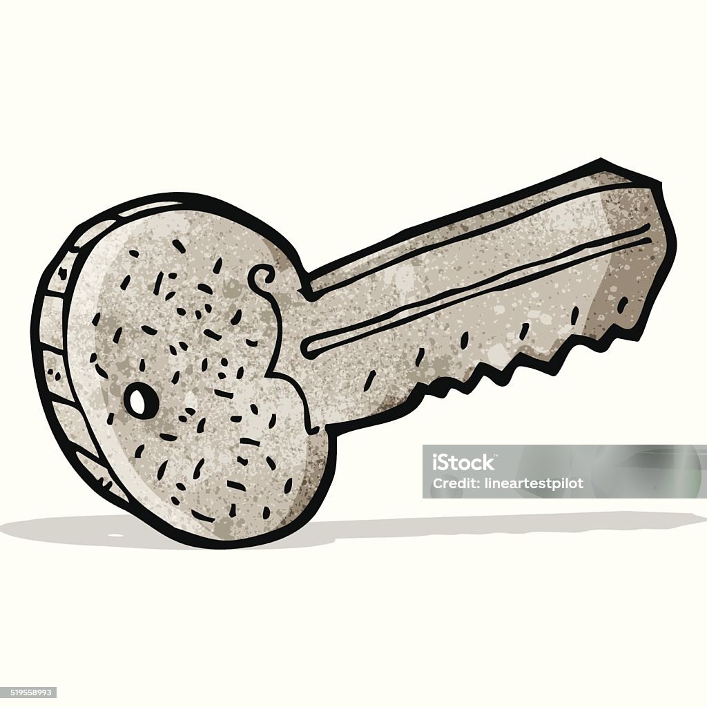 Key Stock Image Cartoon Cartoon Metal Key Stock Illustration - Download Image Now - Bizarre ...