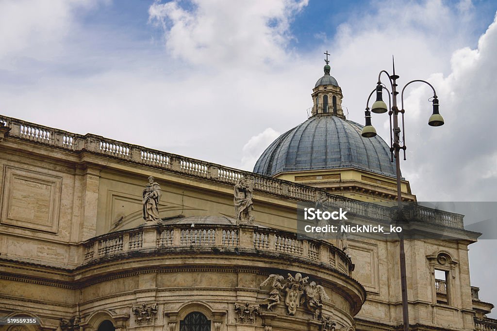 The church of Santa Maria Maggiore in  Rome, Italy Architecture Stock Photo