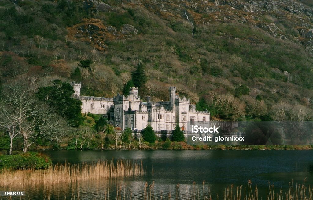 Kylemore Abbey, Irland - Lizenzfrei Schlossgebäude Stock-Foto