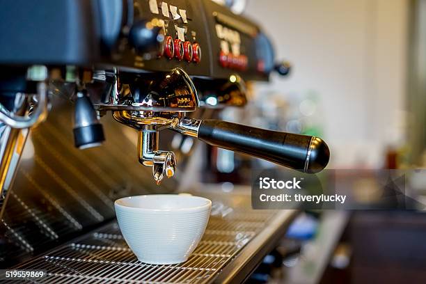 Coffee Machine Stock Photo - Download Image Now - Barista, Business, Cafe