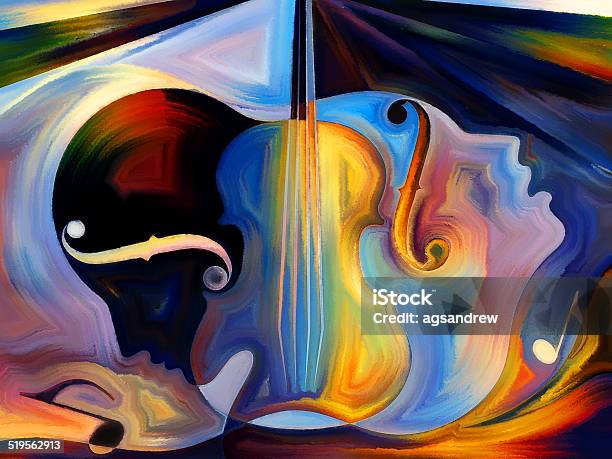 Material Of Music Stock Photo - Download Image Now - Music, Watercolor Paints, Psyche