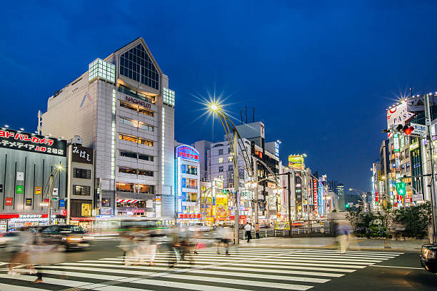 istock Nightime image of Ueno in Tokyo 519571039