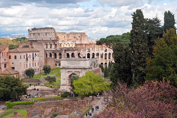 istock Colosseum from roman forum Rome 519572251