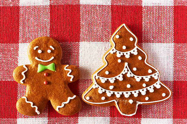istock Christmas homemade gingerbread man cookie 519573587