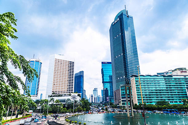 istock Jakarta Cityscape and Central District 519576024