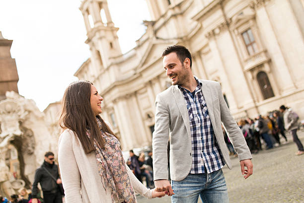 istock Couple in Rome 519584260