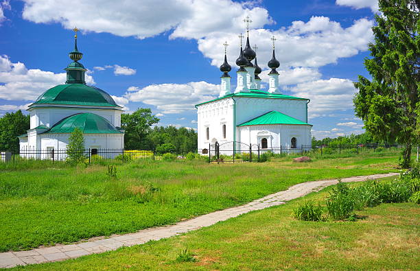 istock Summer landscape in Suzdal 519586542