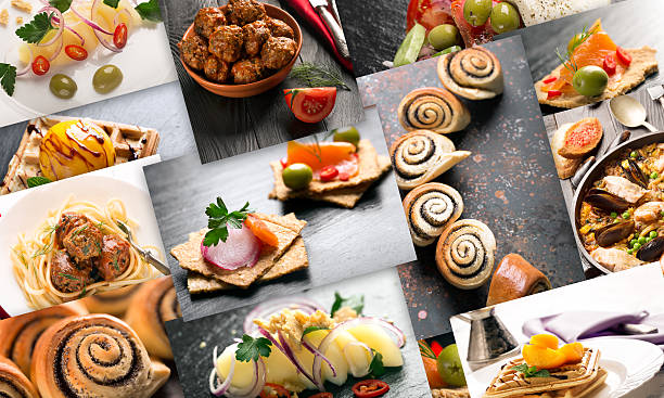 istock Natural food. Photo collage 519586810