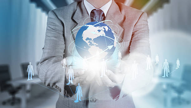 istock businessman working with new modern computer show social network 519587375
