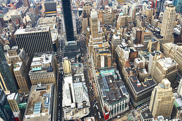 istock Cityscape view of Manhattan from Empire State Building 519587443
