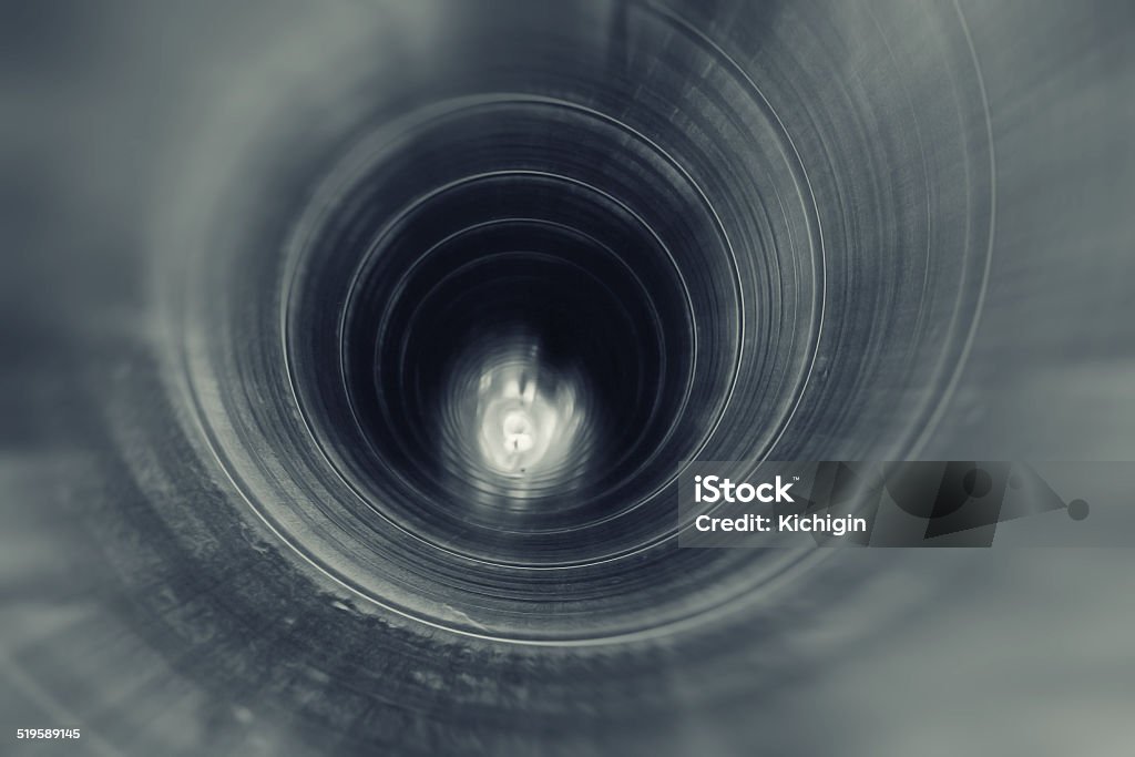 pipe metal texture inside Inside Of Stock Photo