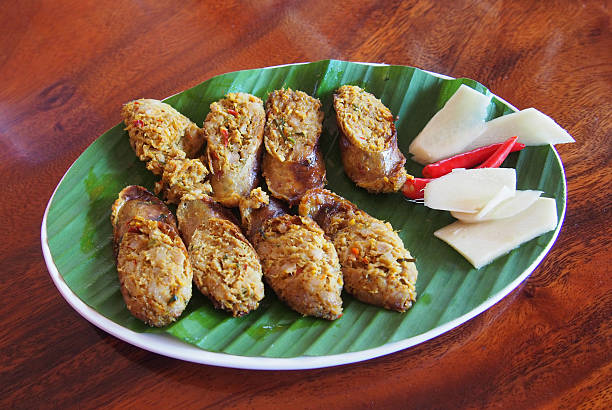 istock Northern style Thai sausage 519590797