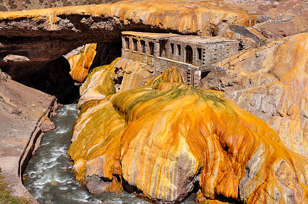 istock Gorgeous Puente del Inca ruins between Chile and Argentina 519592583