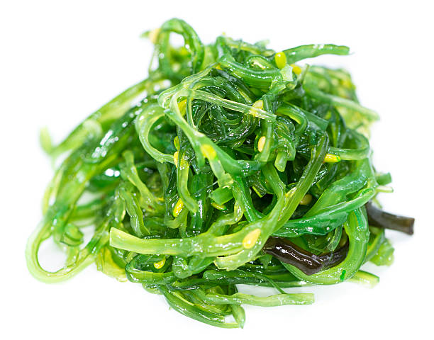istock Kelp Salad isolated on white 519593279