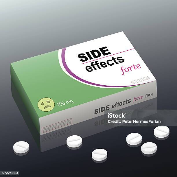 Complex Side Effects Side Effects Medicine Package Stock Illustration - Download Image Now ...