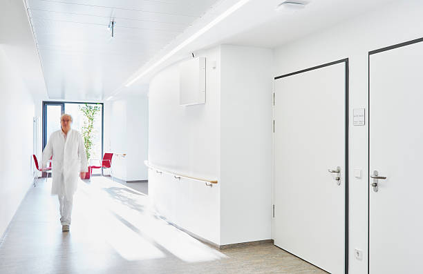 istock Hallway empty hospital ward doctor 519615934