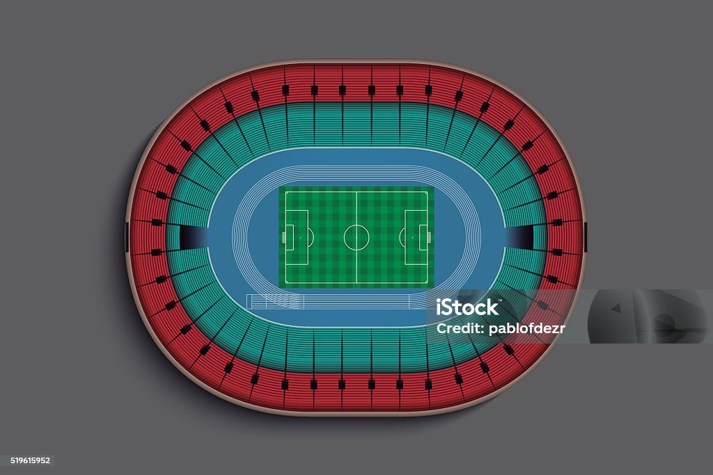 Generic Stadium Generic Stadium Stock Illustration - Download Image Now - Stadium ...
