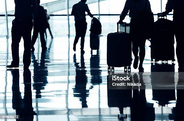 Passenger Walking In The Airport Stock Photo - Download Image Now - Airport, Passenger, Retail