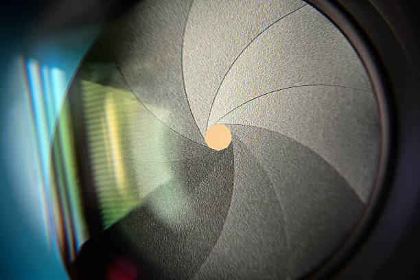 istock The diaphragm of a camera lens aperture 519617848