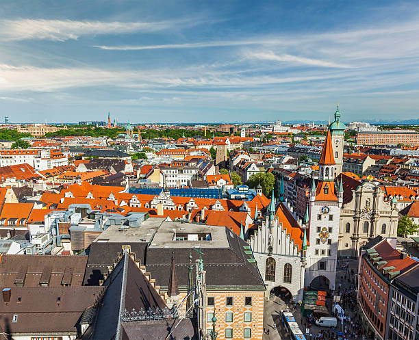 istock Aerial view of Munich 519619107
