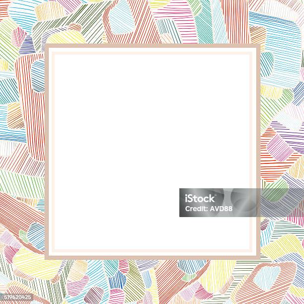 Abstract Frame Design A4 Abstract Frame Template Stock Illustration - Download Image Now ...