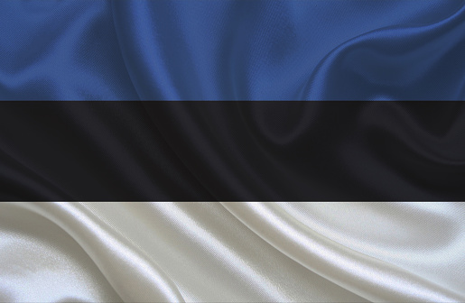 Estonian waving flag