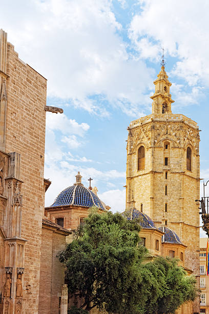 istock Valencia  cathedral temple in old town. 519621323