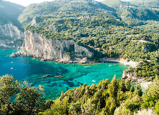 Beautiful view in Corfu island