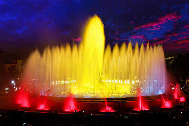 istock The famous Montjuic Fountain 519621877