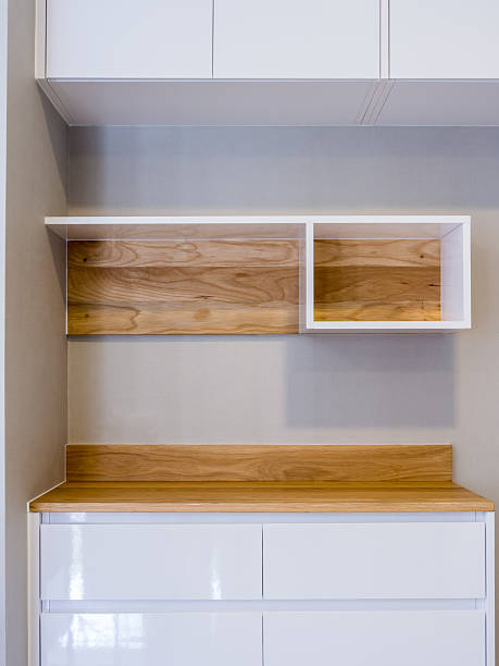 istock Modern cabinet in living room interior design 519622631