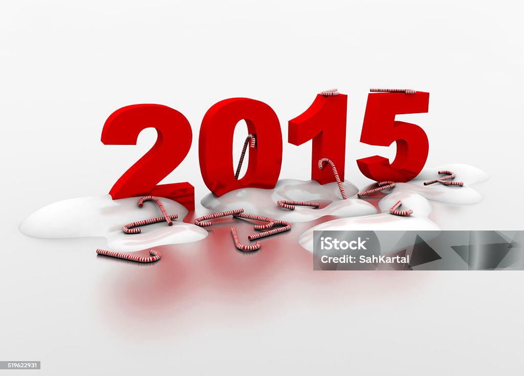 Nuevo año 2015 - Foto de stock de 2014 libre de derechos