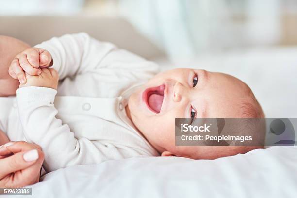 Giggles Cuddles And Snuggles Stock Photo - Download Image Now - Baby - Human Age, Newborn, Smiling
