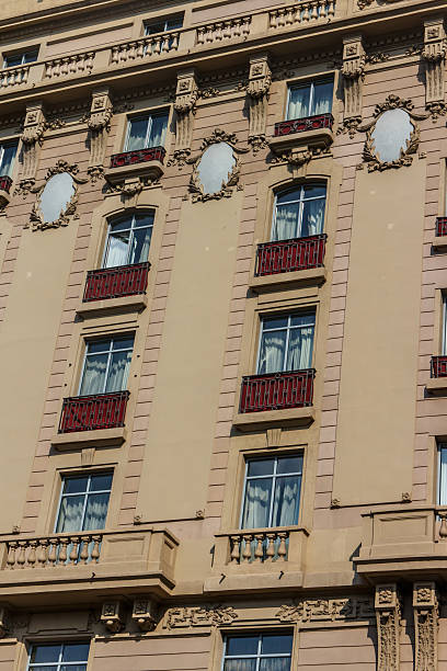 istock Modernist building outdoors in Barcelona street 519624033