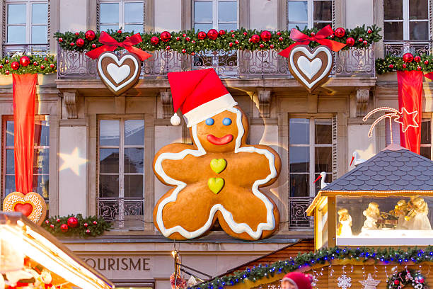 Giant Gingerbread Man stock photo
