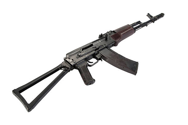 istock kalashnikov assault rifle aks74 isolated on a white background 519626453