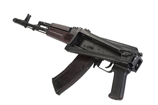 istock kalashnikov assault rifle aks74 isolated on a white background 519626455