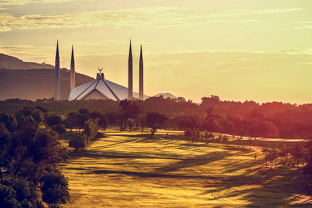 Shah Faisal Mosque Sunrise Islamabad Pakistan