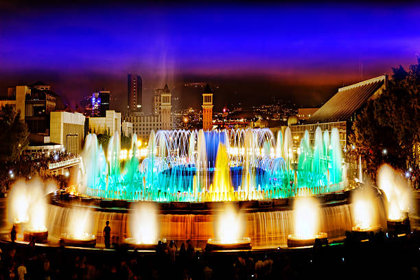 istock The famous Montjuic Fountain 519643713